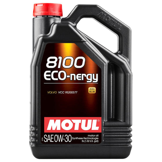 Motul 8100 Eco-Nergy 0W30 A5/B5 Fully Synthetic Engine Motor Oil Volvo Land Rover Honda 102794