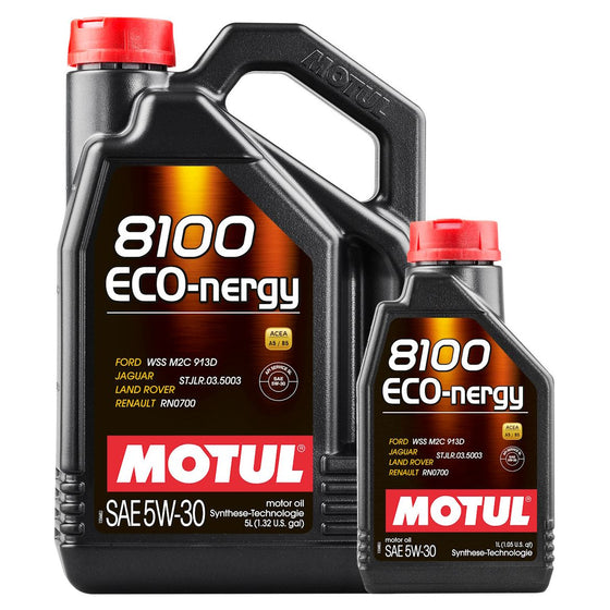 Aceite de motor Motul 8100 Eco-Nergy 5W30 A5/B5 totalmente sintético Ford Renault 102898