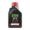 Motul 5100 4T 15W50 Synthetic Blend Oil JASO MA2 API SP Motorcycle Oil 104083