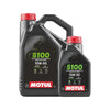 Motul 5100 4T 15W50 Synthetic Blend Oil JASO MA2 API SP Motorcycle Oil 104083