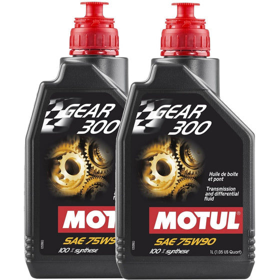 Motul Gear 300 75W90 Racing Caja de cambios Diferencial deslizante Aceite totalmente sintético 1L 105777