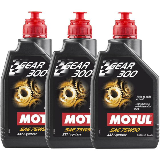 Motul Gear 300 75W90 Racing Caja de cambios Diferencial deslizante Aceite totalmente sintético 1L 105777