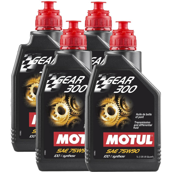 Motul Gear 300 75W90 Racing Caja de cambios Diferencial deslizante Aceite totalmente sintético 1L 105777
