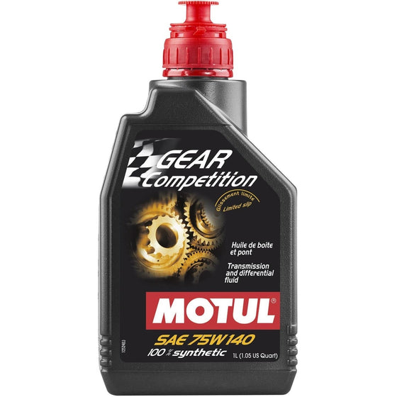 Aceite de transmisión MOTUL Gear Competition 75W140 LSD 1L 100% sintético 105779
