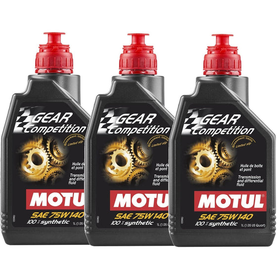 Aceite de transmisión MOTUL Gear Competition 75W140 LSD 1L 100% sintético 105779