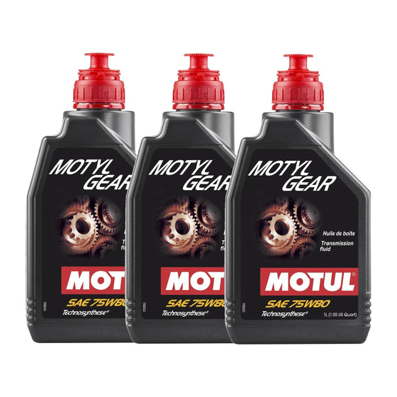 Motul Caja de cambios Motylgear 75W80 Aceite para engranajes Technosynthese semisintético 1L 105782