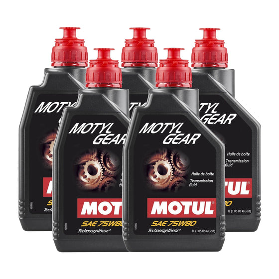 Motul Caja de cambios Motylgear 75W80 Aceite para engranajes Technosynthese semisintético 1L 105782
