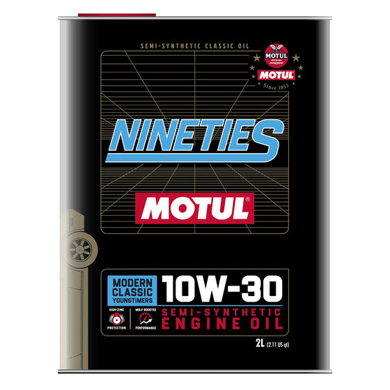MOTUL NINETIES SEMI-SYNTHETIC MULTIGRADE 10W30 ENGINE OIL 110620