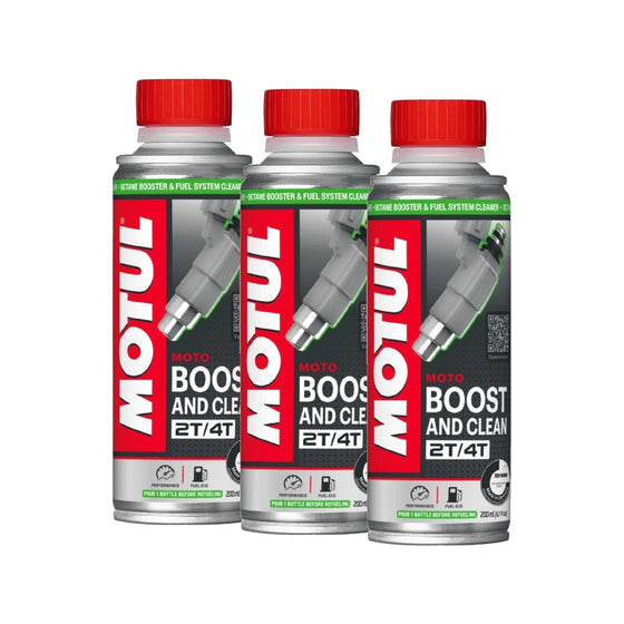 Motul Boost And Clean Moto Additives Treatment 200ML 2T/4T Universal 110873