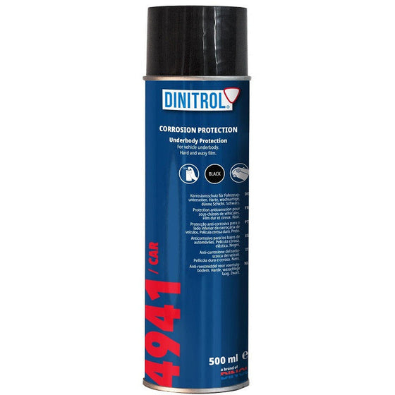 DINITROL Kit completo para bajos RC900 ML Cera para cavidades 4941 Recubrimiento para bajos LWB VAN DIN57 