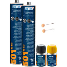  DINITROL 501 KIT DE SELLADOR DE PEGAMENTO ADHESIVO DE CURADO RÁPIDO PARA PARABRISAS GRANDES DIN43