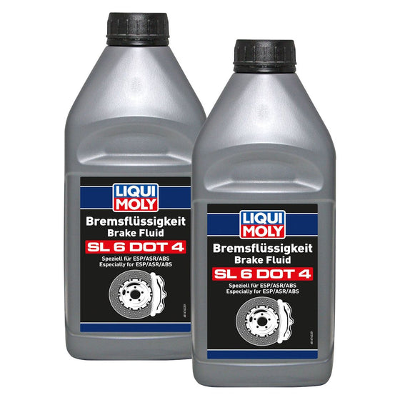 Liqui Moly SL6 Brake Fluid DOT 4 Synthetic based for Brake & Clutch 1 litre 21168