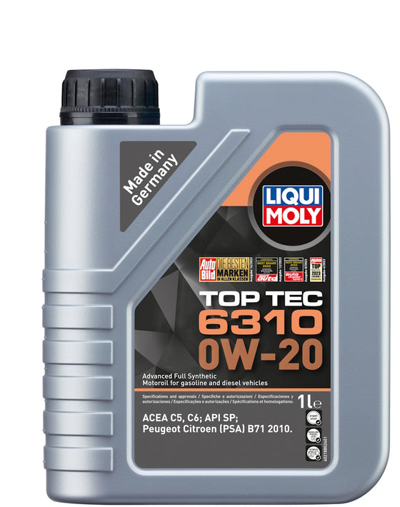 LIQUI MOLY 0W-20 C5/C6 TOP TEC 6310 ACEITE DE MOTOR 21882