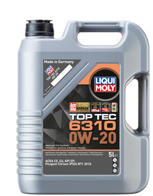  LIQUI MOLY 0W-20 C5/C6 TOP TEC 6310 ACEITE DE MOTOR 21882