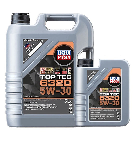 LIQUI MOLY Top Tec 6320 5W-30 Aceite de motor ACEA C3, API SP 23167