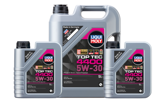 Liqui Moly Top Tec 4400 SAE 5W30 Renault Engine Oil ACEA C4 2322