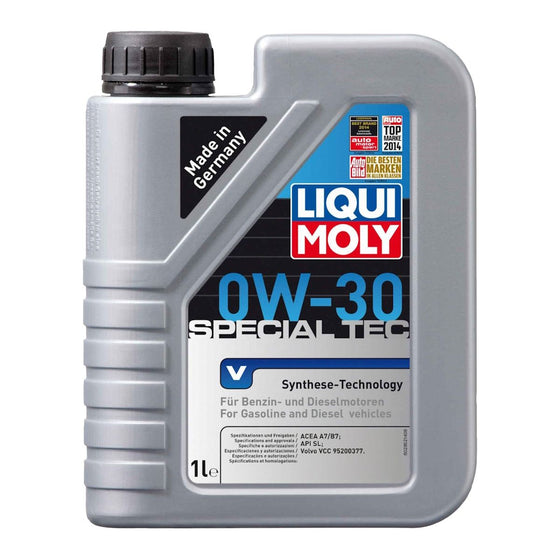 Liqui Moly Special Tec V SAE 0W30 Volvo Engine Oil ACEA A7/B7 2853