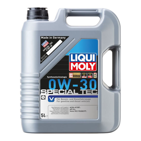 Liqui Moly Special Tec V SAE 0W30 Volvo Engine Oil ACEA A7/B7 2853