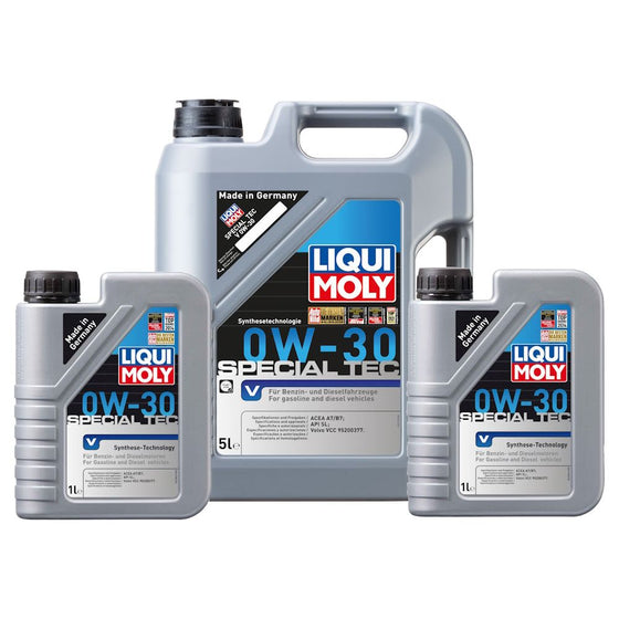 Liqui Moly Special Tec V SAE 0W30 Volvo Engine Oil ACEA A7/B7 2853