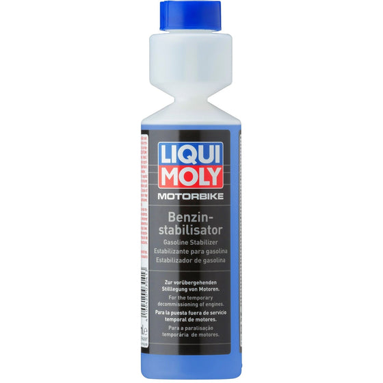LIQUI MOLY BIKE FUEL STABILIZER PETROL ADDITIVE TREAT 50L FUEL 250ML 3041