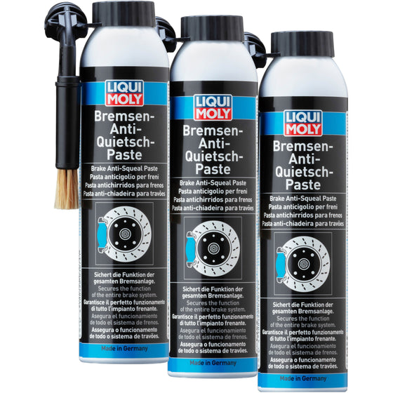 Liqui Moly Brake Anti Squeal Paste + Brush Anti-Seize Grease 200ml 3074
