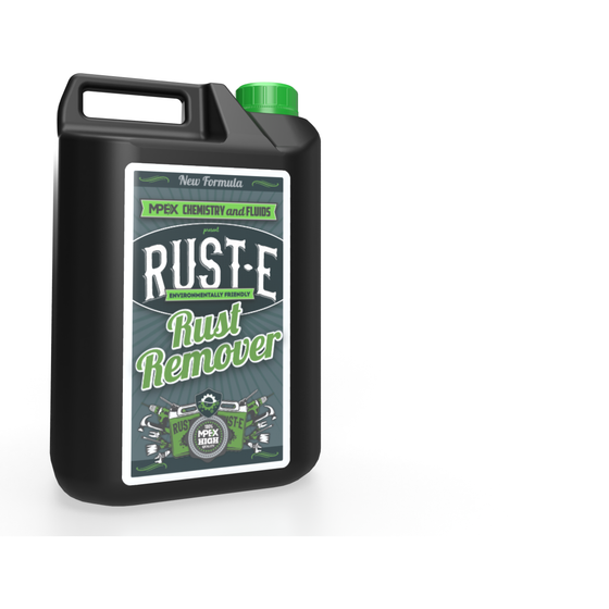 RUST-E Rust Remover Liquid Solution Removes Metal Oxides Water Soluble