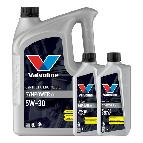 Valvoline 5W30 SYNPOWER FE A7/B7 A5/B5 SYNTHETIC ENGINE OIL FE Ford Jaguar Land Rover Approved 872552