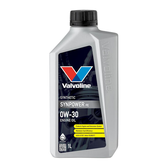 Valvoline 0W30 Synpower FE SAE Synthetic Engine Oil Volvo Approved ACEA A5 B5 A7 B7 874310