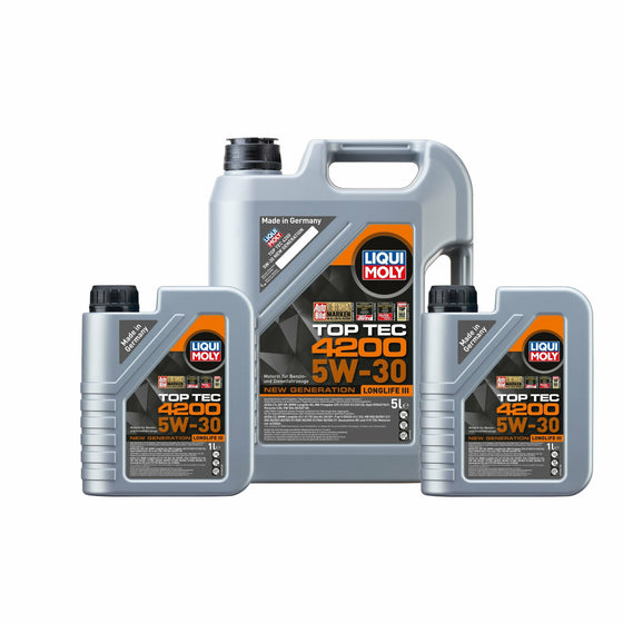 Liqui Moly Top Tec 4200 5W30 ACEA C3 BMW-LL VW PORSCHE MB ENGINE OIL 8973