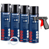 DINITROL 1000 CERA TRANSPARENTE PARA CAVIDADES 500ml 4x Aerosol + BOQUILLA DE EXTENSIÓN + CANGUN SIMILAR 3125 1107601 DIN15