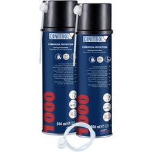  DINITROL 1000 CERA TRANSPARENTE PARA CAVIDADES 500ml 2x Aerosol + BOQUILLA DE EXTENSIÓN SIMILAR 3125 1107601 DIN4