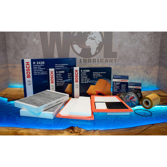 Mercedes Benz W221 S-class s320 BOSCH FILTERS LIQUI MOLY ENGINE OIL MB01