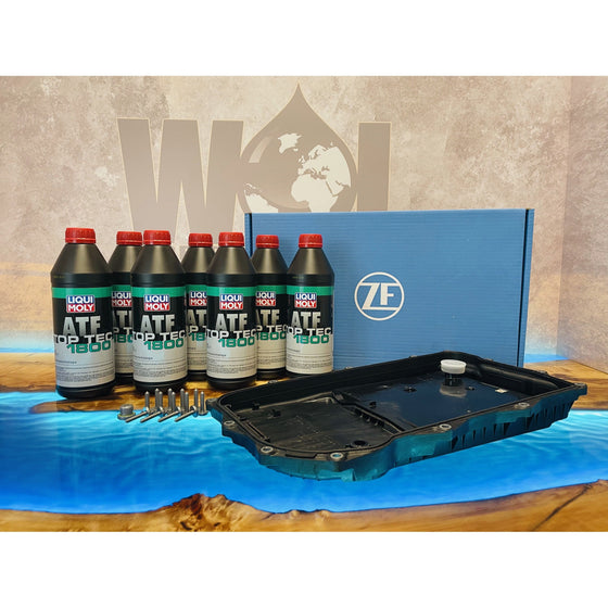8HP 8 SPEED ZF TRANSMISSION GEARBOX SUMP FILTER OE 7L OIL SERVICE KIT SERVICE04