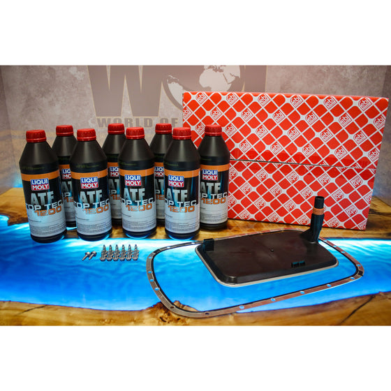 BMW E39 525D 530D FEBI FILTRO KIT TRANSMISIÓN AUTOMÁTICA LIQUI MOLY ATF ACEITE BMW02