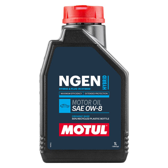 Motul 0W8 NGEN HYBRID FUEL ECONOMY ENGINE OIL 111845