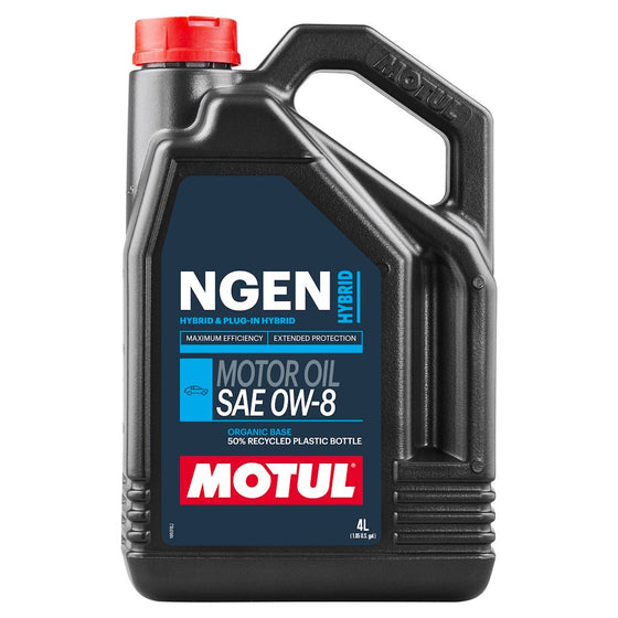 Motul 0W8 NGEN HYBRID FUEL ECONOMY ENGINE OIL 111845