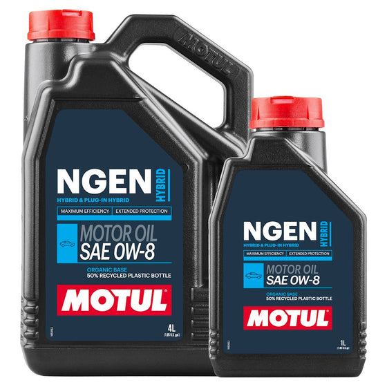 Motul 0W8 NGEN HYBRID FUEL ECONOMY ENGINE OIL 111845