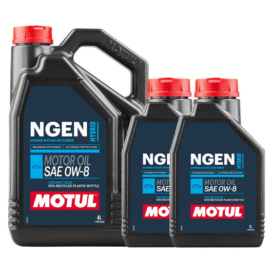 Motul 0W8 NGEN HYBRID FUEL ECONOMY ENGINE OIL 111845