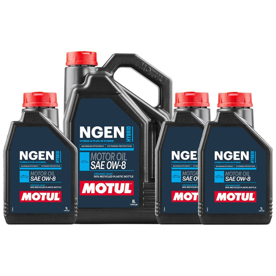 Motul 0W8 NGEN HYBRID FUEL ECONOMY ENGINE OIL 111845