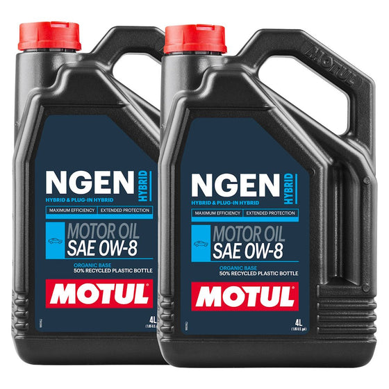 Motul 0W8 NGEN HYBRID FUEL ECONOMY ENGINE OIL 111845
