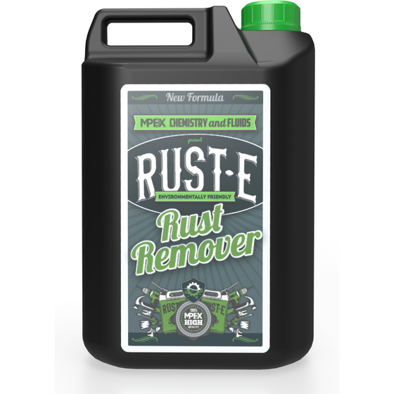RUST-E Rust Remover Liquid Solution Removes Metal Oxides Water Soluble