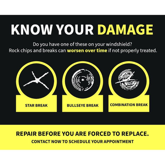 Glassweld Windscreen Repair DEPOSIT & BOOKING