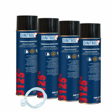  DINITROL 3125 HS RUST PROOFING CAVITY WAX 500ml 4x AEROSOL + Extension Nozzle DIN17 - World of Lubricant