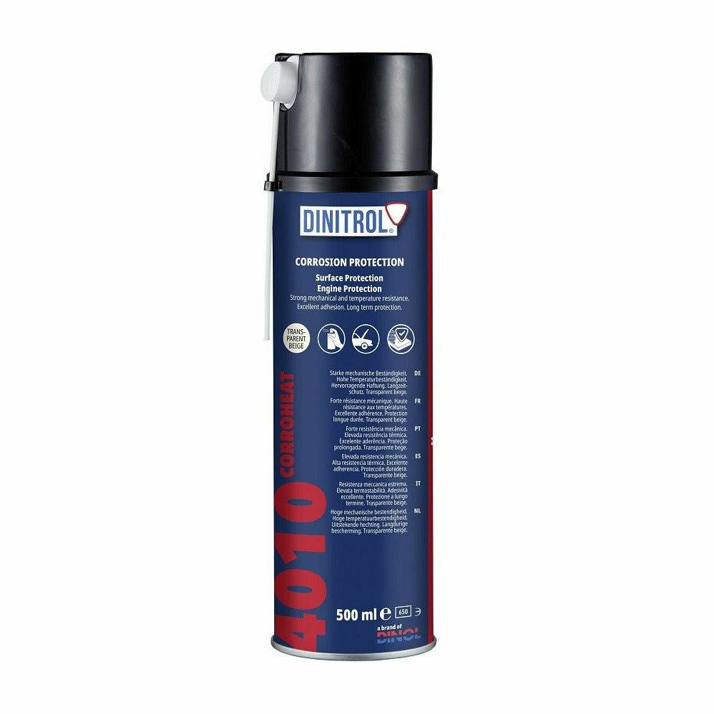 DINITROL 4010 HIGH TEMPERATURE RUST PROOFING ENGINE COATING WAX 500ML AEROSOL 1125001 - World of Lubricant