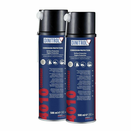DINITROL 4010 HIGH TEMPERATURE RUST PROOFING ENGINE COATING WAX 500ML AEROSOL 1125001 - World of Lubricant