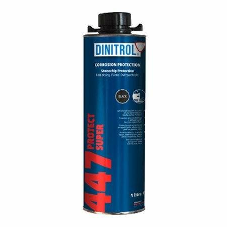 Dinitrol 447 Grey Black Rubber Based Rust Proofing Stone Chip 1 Litre 1101301 - World of Lubricant
