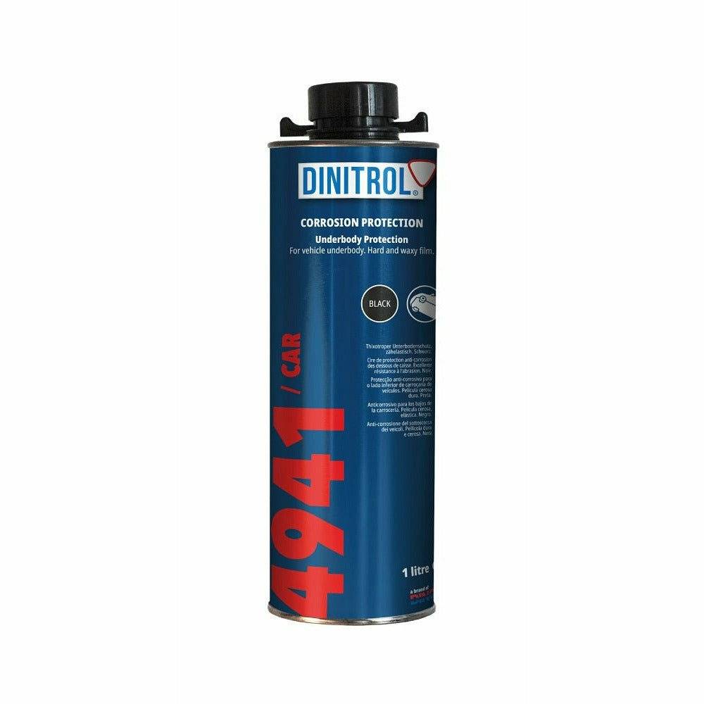 Dinitrol 4941 Aerosol 1L Underbody Chassis Car Rust Proofing Black Wax 1117901 - World of Lubricant