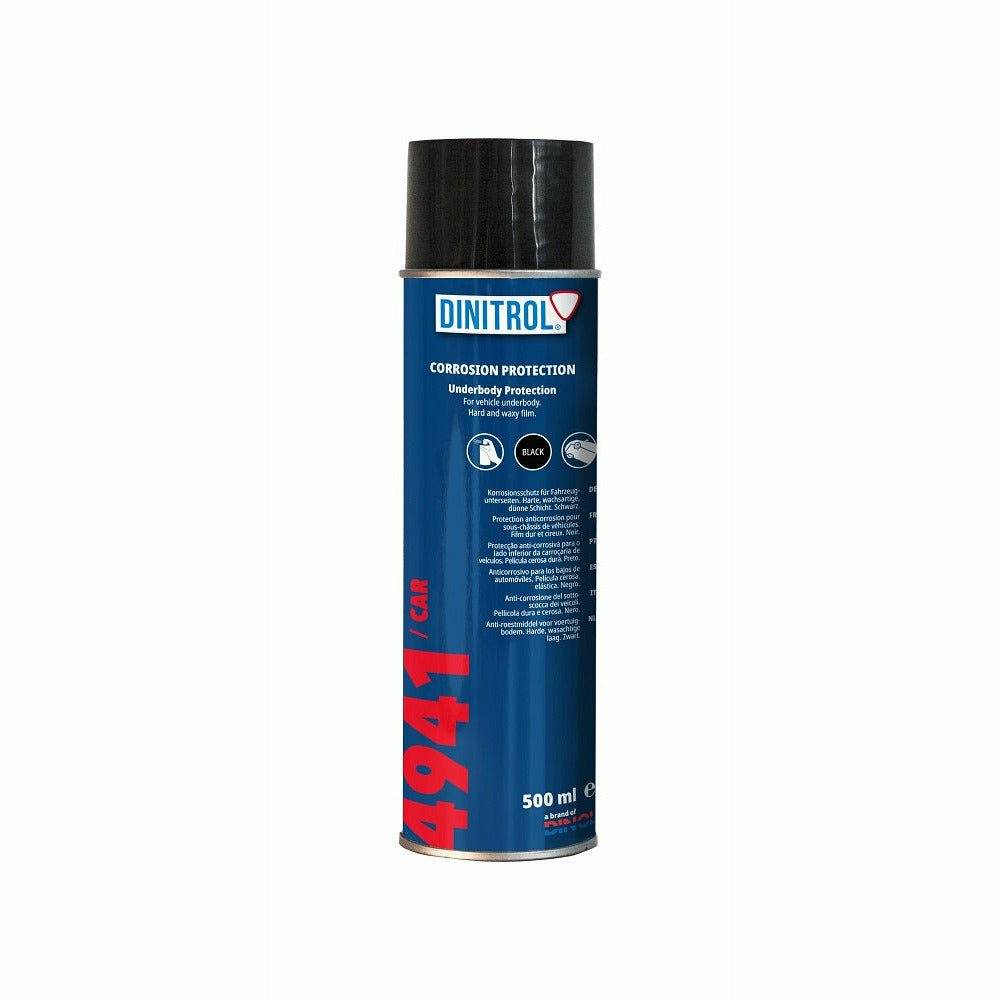 Dinitrol 4941 Underbody Chassis Aerosol Rust Proofing Black Wax 500ML 1116301 - World of Lubricant