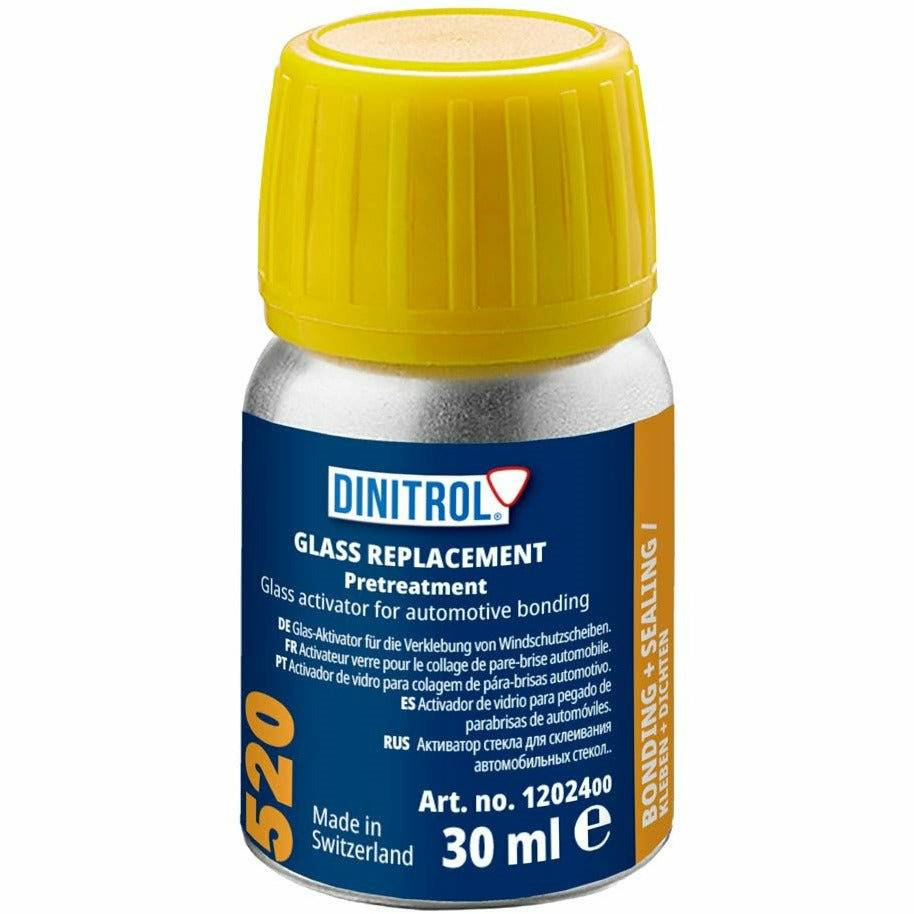 DINITROL 520 WINDSCREEN FITTING ADHESIVE GLUE 30ML CLEANER ACTIVATOR 1202400 - World of Lubricant