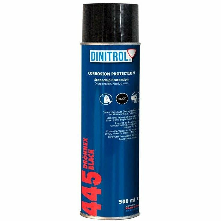 Dinitrol Drohnex 445 Stone Chip Corrosion Protection Black 500ML Aerosol 1104501 - World of Lubricant